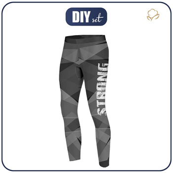 THERMO LEGGINSY MĘSKIE (JACK) - STRONG  - zestaw do uszycia M