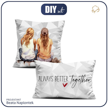 DEKO-KOPFKISSEN - ALWAYS BETTER TOGETHER - Nähset