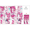 CHILDREN'S SOFTSHELL TROUSERS (YETI) - PINK SPLATTER - sewing set (86/92)