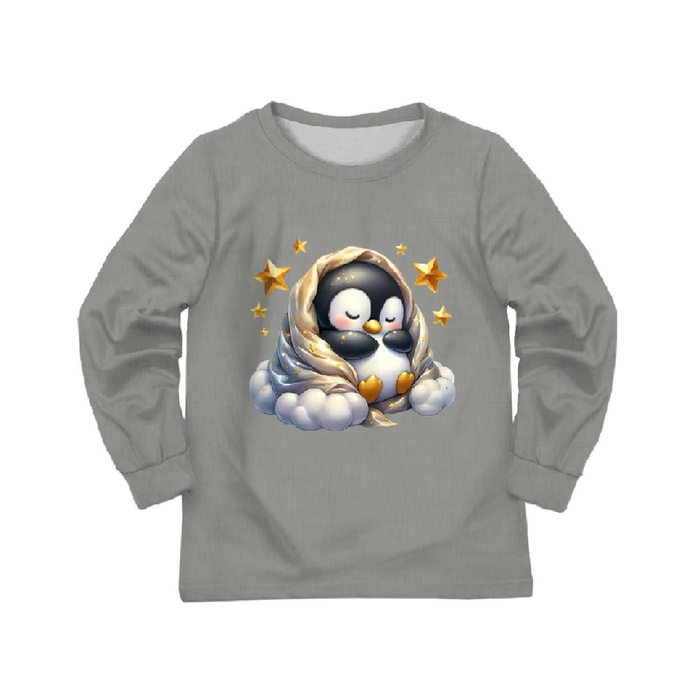 KINDERPYJAMAS "MIKI" - SLEEPING PENGUIN - Nähset (110/116)