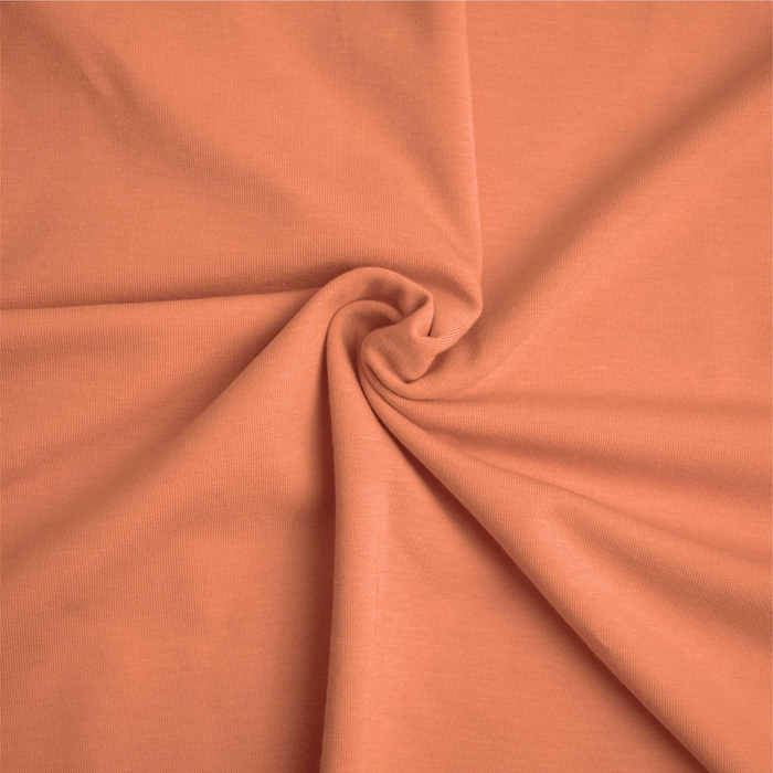French Terry mit Elasthan - PAPAYA ORANGE (D-108)