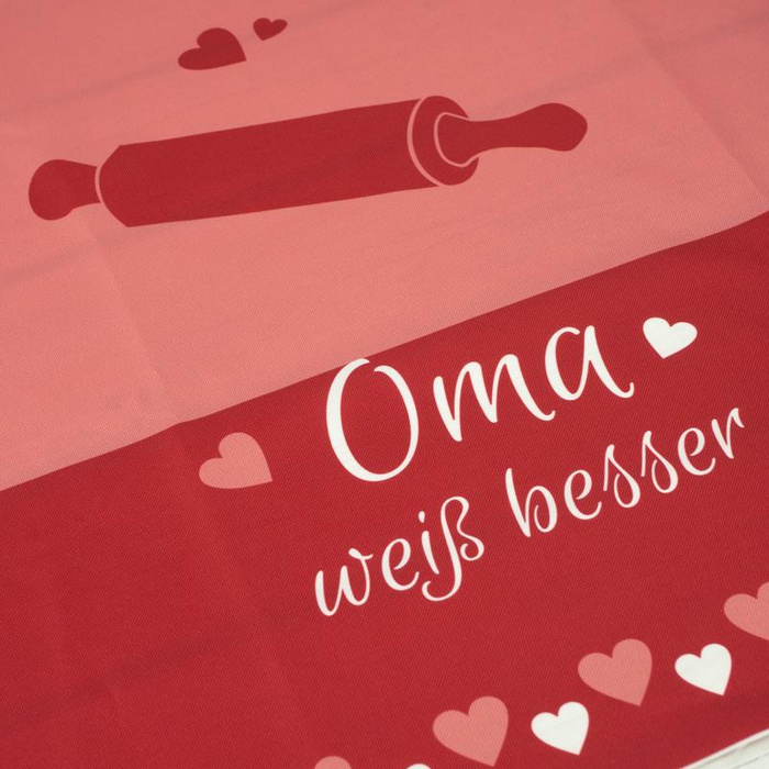 OMA WEIß BESSER - Paneel Wasserabweisende Webware DE