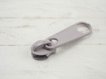 Slider for zipper tape 5mm  light grey- 336