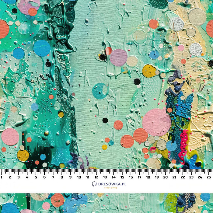 ABSTRACTION WZ.43 - Hydrophobic brushed knit