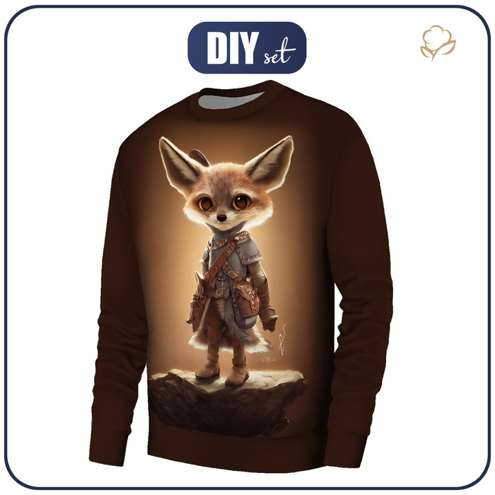 MEN’S SWEATSHIRT (OREGON) BASIC - FOX TRAVELLER - sewing set XL