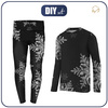 THERMO KOMPLET DZIEWCZĘCY (NANCY) - CHALKY SNOWFLAKE - zestaw do uszycia 116