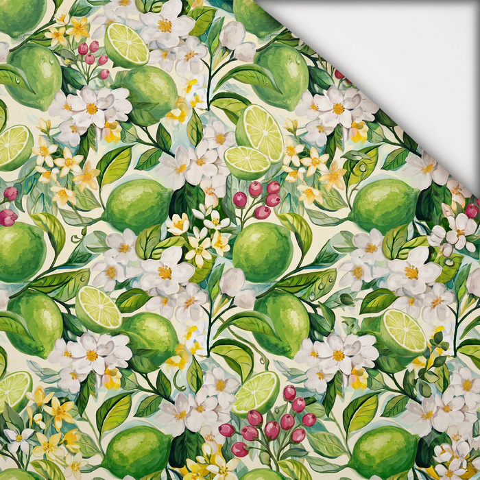 TUTTI FRUTTI WZ. 41 / lime cream - leichte Maschenware angeraut