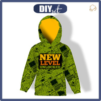 KINDER HOODIE (ALEX) - NEW LEVEL UNLOCKED - Nähset