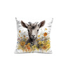 PILLOW 45X45 - WATERCOLOR GOAT - Upholstery velour - sewing set