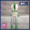 BUNNY EAR GNOME - CLOVER - DIY IT'S EASY