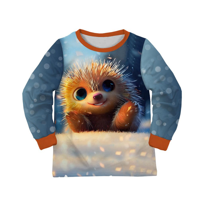 CHILDREN'S PAJAMAS " MIKI" - ANIMATED HEDGEHOG - sewing set (122/128)