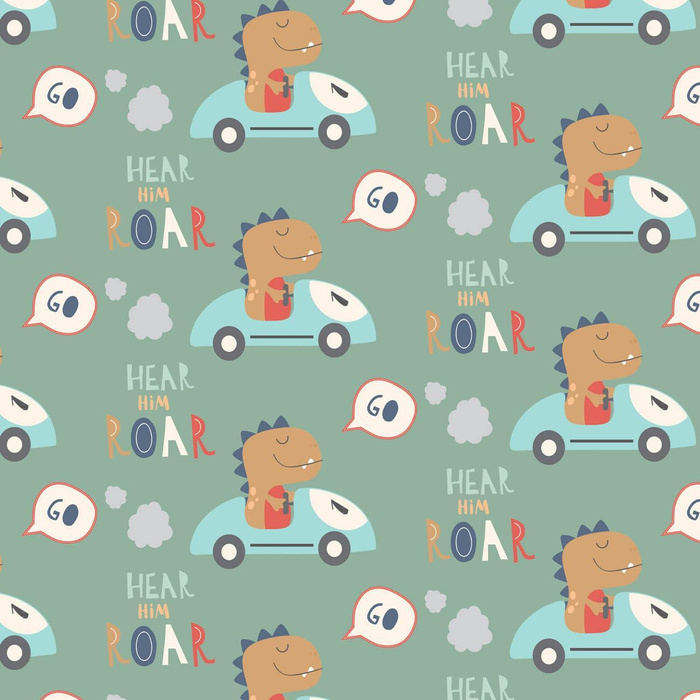 DINO CAR pat. 2 - lycra 300g