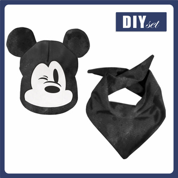 DĚTSKÁ ČEPICE A ŠATKA (MOUSE) - MOUSE 44-47