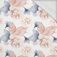 RETRO FLOWERS WZ. 3 - dresówka pętelkowa