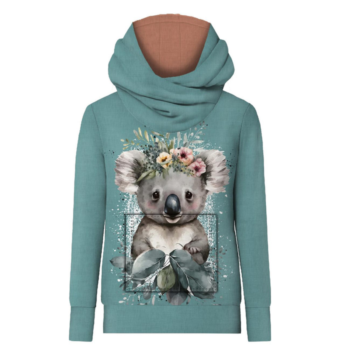 BLUZA Z KAPTUREM UNISEX (HYDRA) - BABY KOALA - zestaw do uszycia S