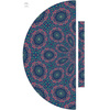 KOLOROWA MANDALA wz. 4  - panel na spódnicę "MAXI"