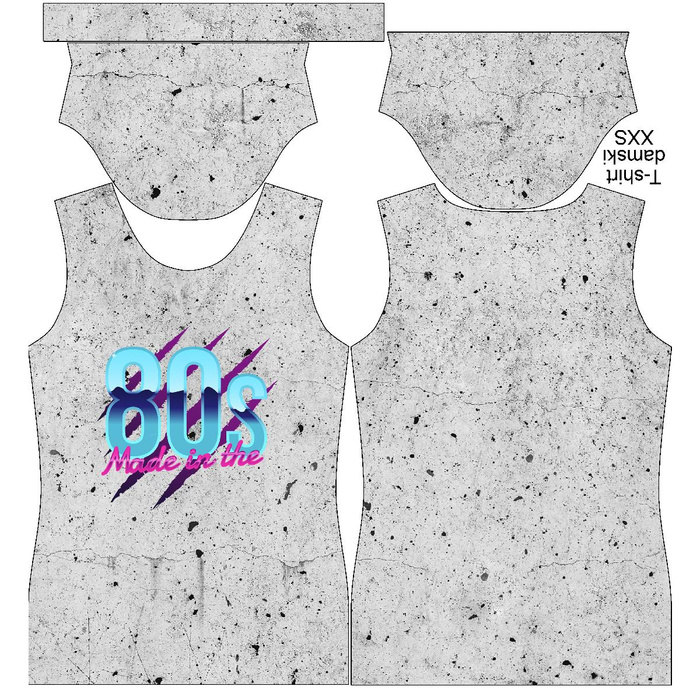 WOMEN’S T-SHIRT - MADE IN THE 80S / concrete - single jersey