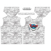 HERREN T-SHIRT - COMICS / yeah (blau - rot) - Single Jersey M