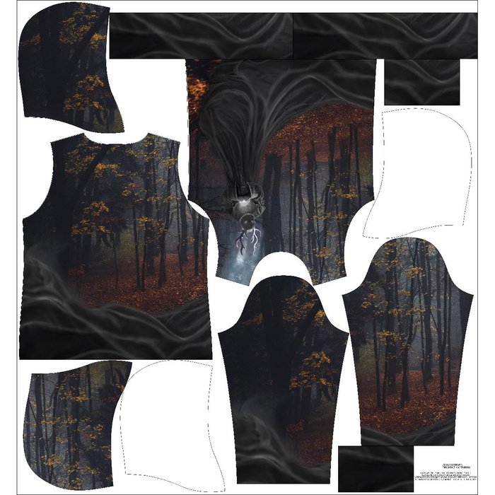 CLASSIC WOMEN’S HOODIE (POLA) - POMROK BEAST - sewing set L