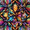 STAINED GLASS WZ. 15- Slub Weave