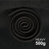 HEAVY Elastický Žebrovaný Náplet 500g -  ČERNÝ