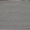 Viscose jersey - STRIPES WHITE / BLACK 0,5cm x 0,5cm