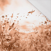 MAGIC MEADOW WZ. 10 / peach fuzz - panel (75cm x 80cm) SINGLE JERSEY