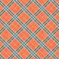 GLITTER CHECK / orange (GLITTER AUTUMN)