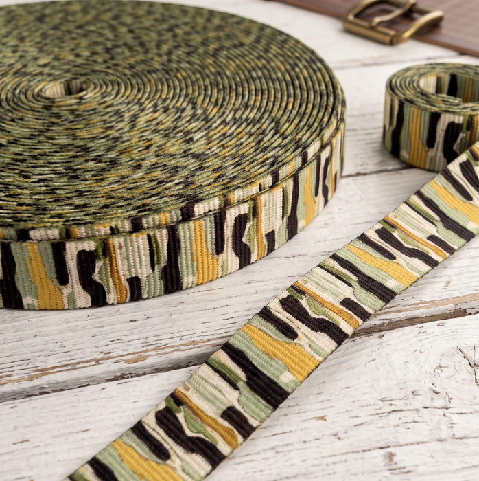 Popruhová stuha s potiskem – 25 mm - CAMO MORO WZ.3 