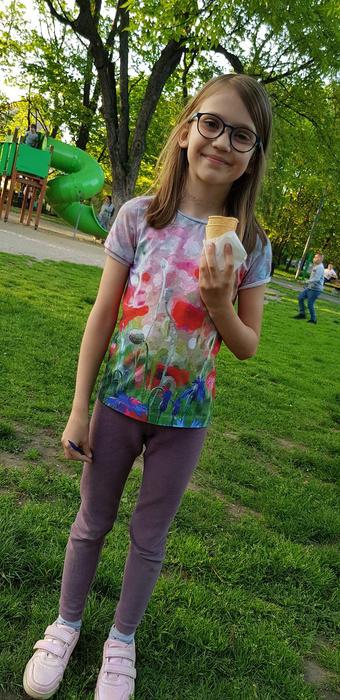 DĚTSKÉ TRIČKO S VLASTNÍM POTISKEM - Sada šití