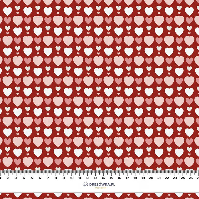 HEART BEADS / red (VALENTINE'S HEARTS)