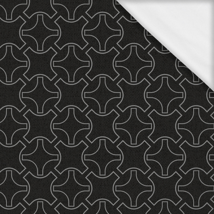 GEOMETRIC MINIMAL WZ. 15 - single jersey with elastane ITY