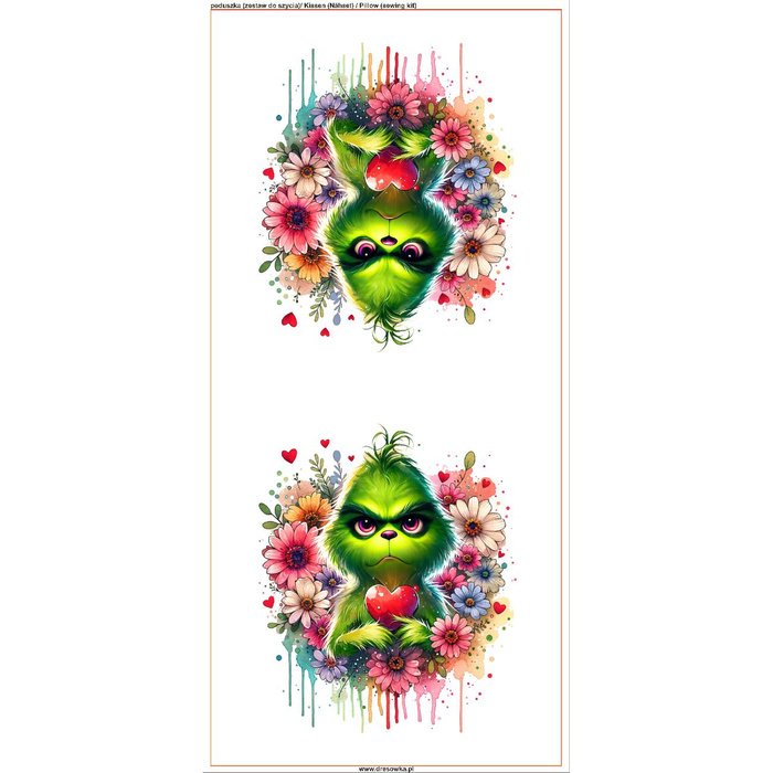 KISSEN 45x45 - VALENTINE'S DAY / PRANK 3 - Baumwoll Webware - Nähset