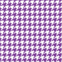 PURPLE HOUNDSTOOTH / WHITE