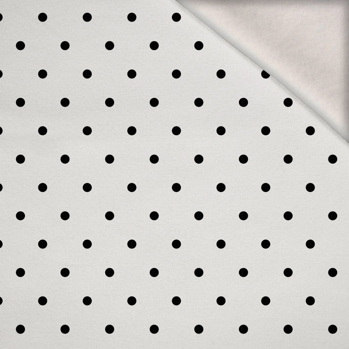 POLKA DOTS WZ. 2 - dzianina drapana z elastanem ITY