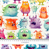 FUNNY MONSTERS VZ. 1- Potahový velur 