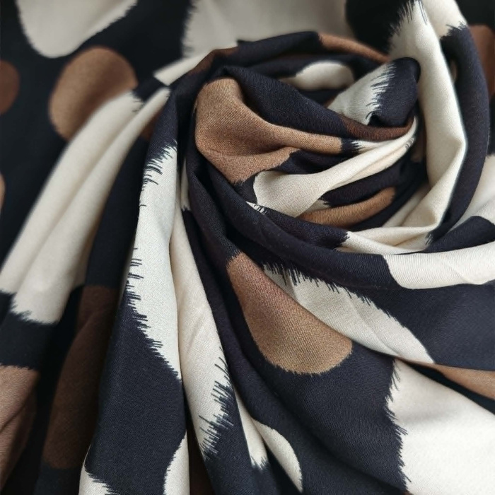 DOTS - viscose woven fabric