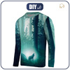 THERMO HERREN BLUSE (JIM) - MISTY WOLF - Nähset M