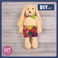 SHORTS + BOW TIE FOR BUNNY - GUMMI CANDY - sewing set