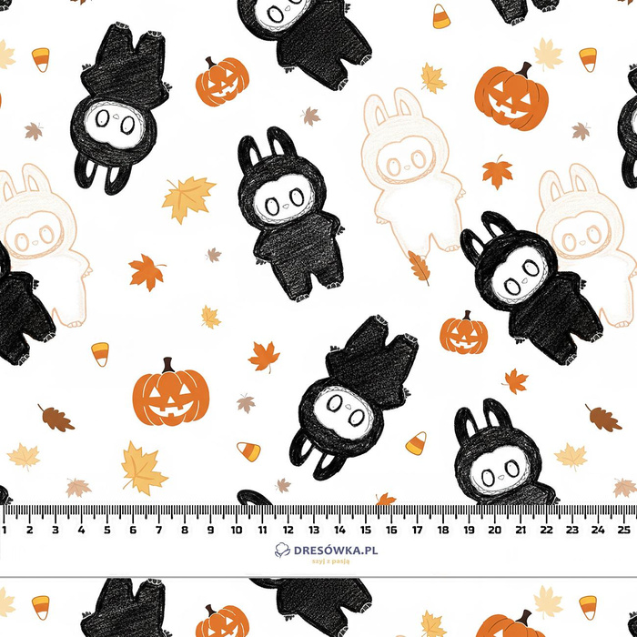 Creepy Cute Halloween WZ.2 - Hydrofobowa dzianina drapana 