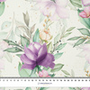 PURPLE MAGNOLIAS - Viscose jersey