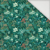 VERDIGRIS / FLOWERS - Woven Fabric for tablecloths