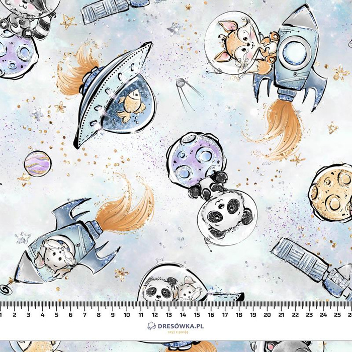 SPACE CUTIES pat. 8 (CUTIES IN THE SPACE) - Cotton muslin