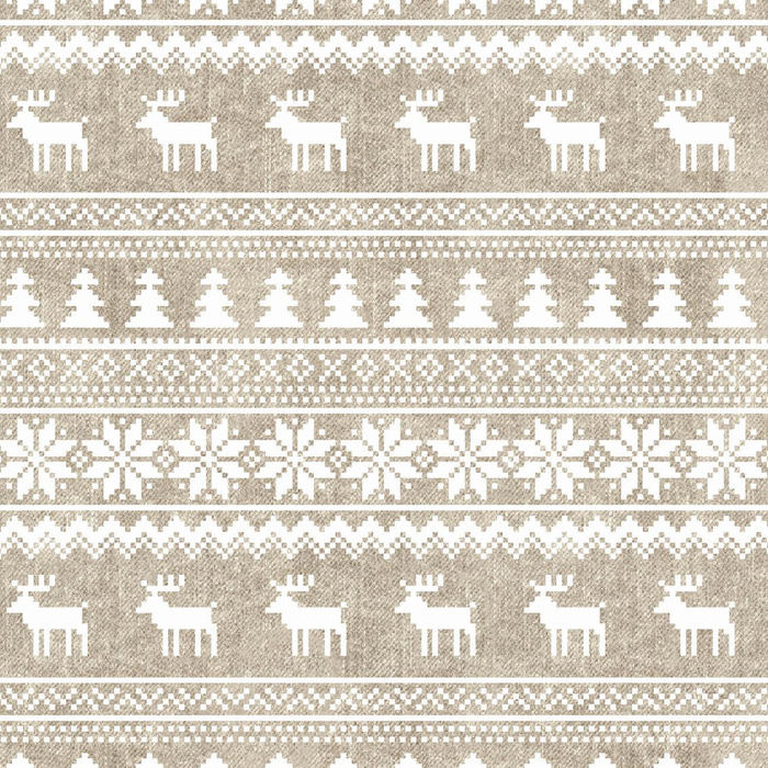 REINDEERS PAT. 2 / ACID WASH BEIGE - single jersey with elastane 