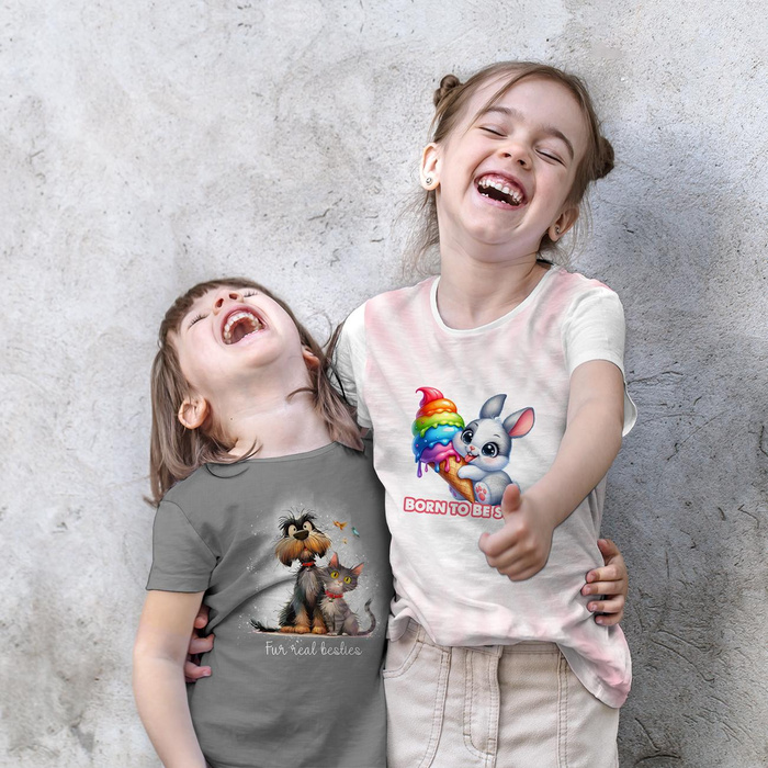 CUTE ANIMALS wz.13 - panel (60cm x 50cm) SINGLE JERSEY