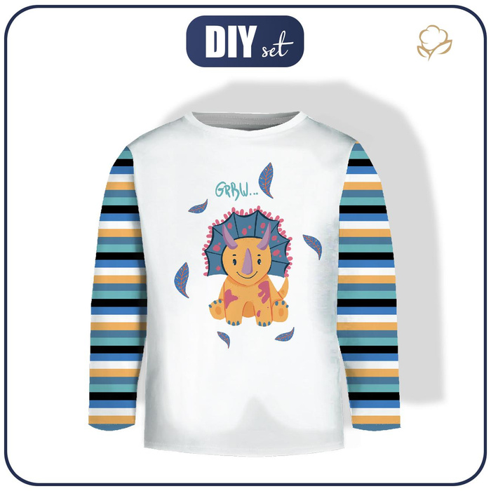 LONGSLEEVE - TRICERATOPS / GRRW - single jersey (98/104)