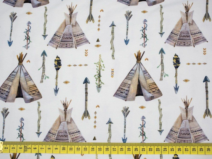 INDIAN / tipi - Jersey wiskozowy WE210