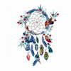 WATERCOLOR DREAMCATHER - Paneel (75cm x 80cm) bavlněná tkanina