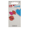 Handmade pins sew-on  PRYM Series red