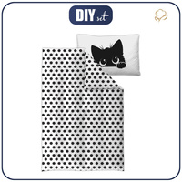 KIDS BEDDING - LOOKING CAT - sewing set